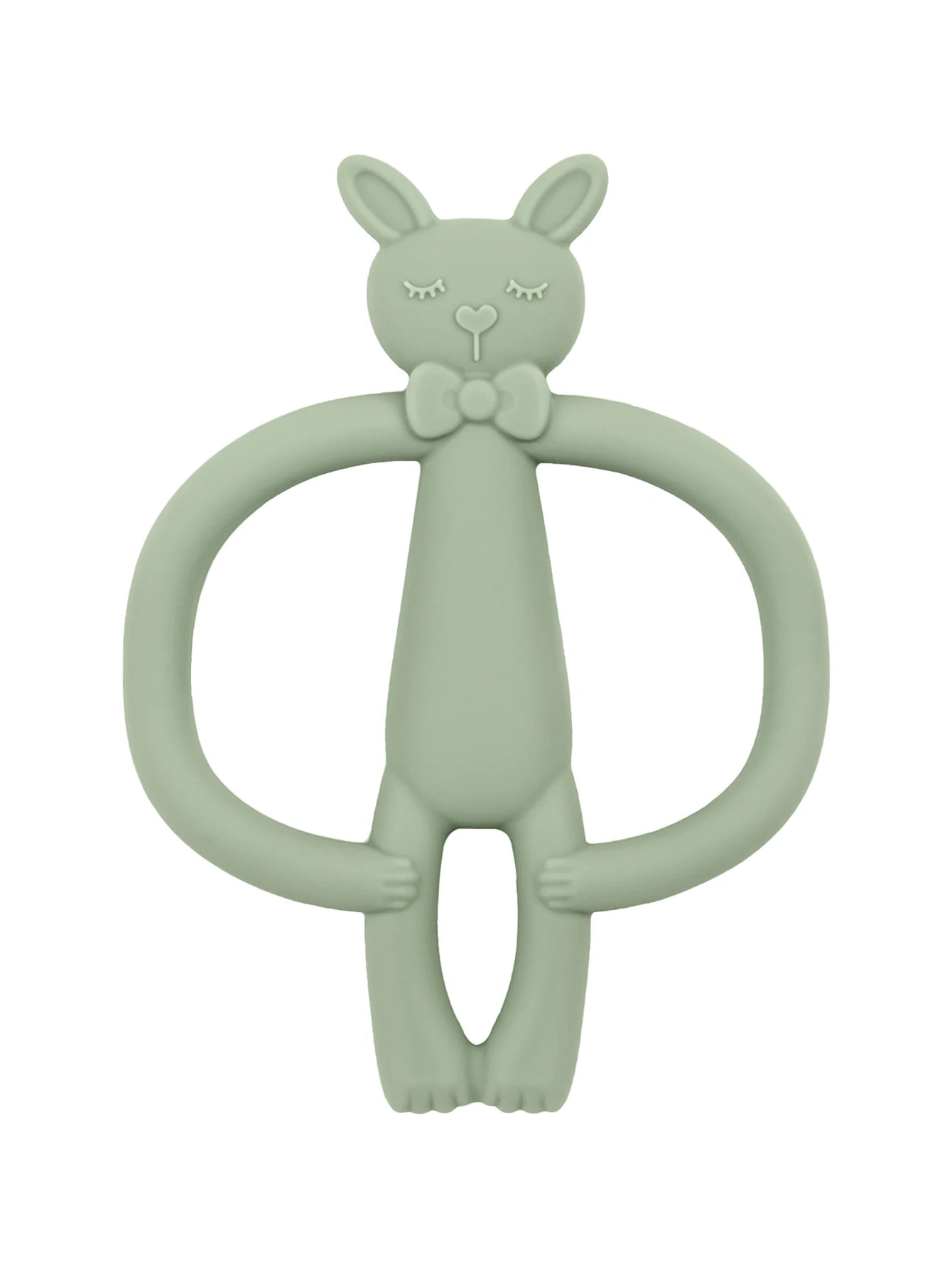 Silicone Baby Teether – Cartoon Rabbit Chewing Toy for Infants & Newborns
