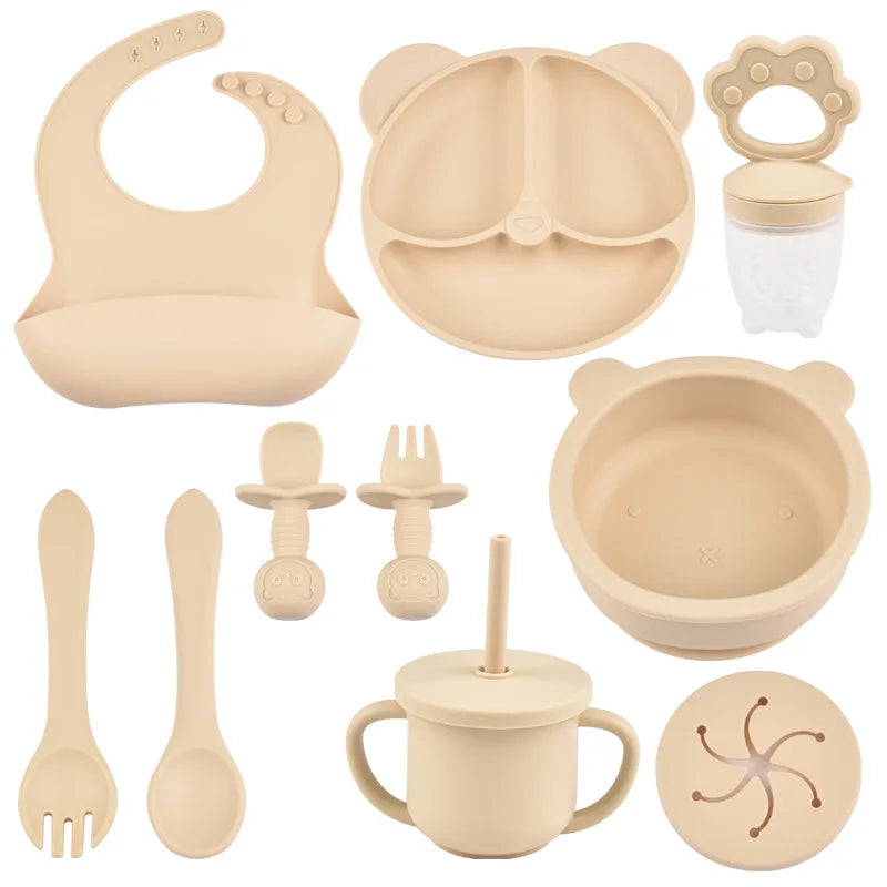Silicone Baby Feeding Set | Baby Utensils
