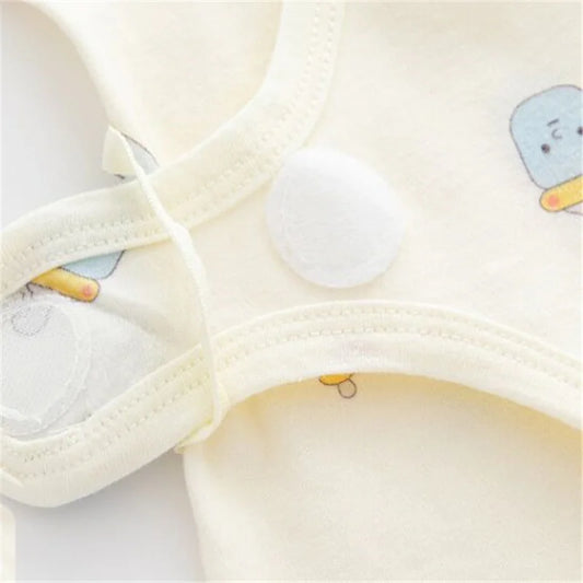 Cotton Print Newborn Romper – Long-Sleeve Jumpsuit