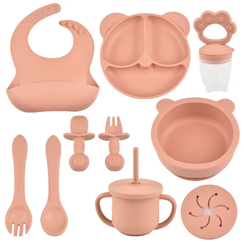 Silicone Baby Feeding Set | Baby Utensils