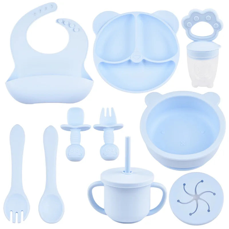 Silicone Baby Feeding Set | Baby Utensils