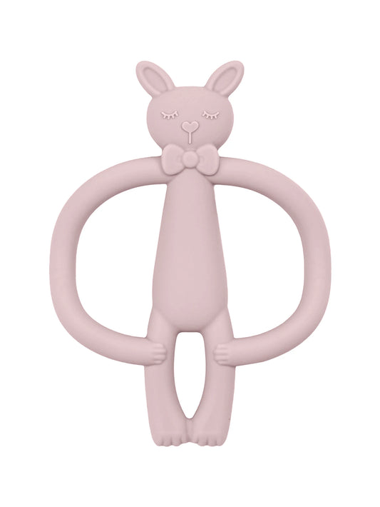 Silicone Baby Teether – Cartoon Rabbit Chewing Toy for Infants & Newborns
