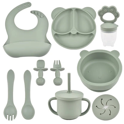 Silicone Baby Feeding Set | Baby Utensils