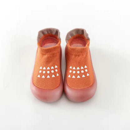 Combed Cotton Non-Slip Baby Floor Socks – Breathable Walking Shoes