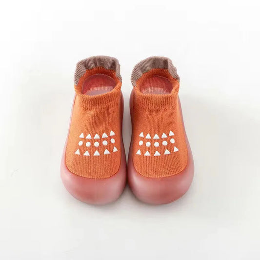 Combed Cotton Non-Slip Baby Floor Socks – Breathable Walking Shoes