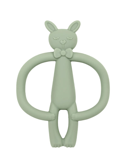 Silicone Baby Teether – Cartoon Rabbit Chewing Toy for Infants & Newborns