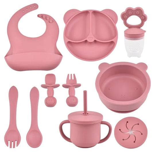 Silicone Baby Feeding Set | Baby Utensils