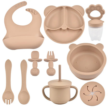 Silicone Baby Feeding Set | Baby Utensils