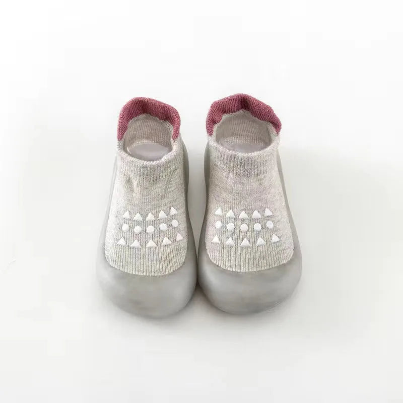 Combed Cotton Non-Slip Baby Floor Socks – Breathable Walking Shoes