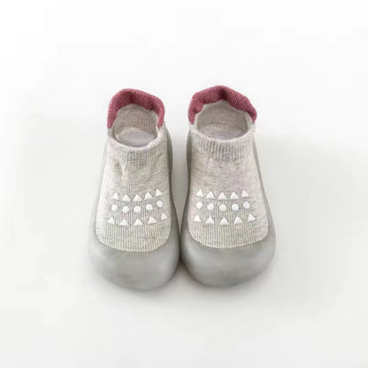 Combed Cotton Non-Slip Baby Floor Socks – Breathable Walking Shoes