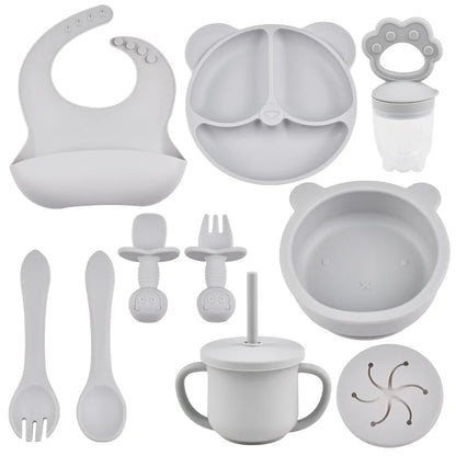 Silicone Baby Feeding Set | Baby Utensils