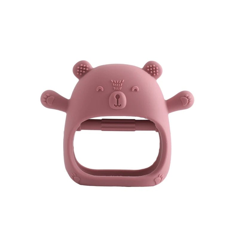 Bear Silicone Teething Glove – BPA - Free, Durable & Anti - Eating Hand Feature - Toys