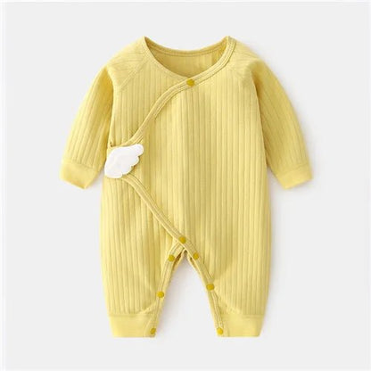 Cotton Print Newborn Romper – Soft, Long - Sleeve & Breathable - Clothing