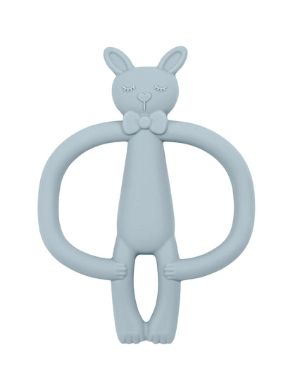 Rabbit Silicone Baby Teether – BPA - Free, Durable & Anti - Eating Hand Feature - Toys