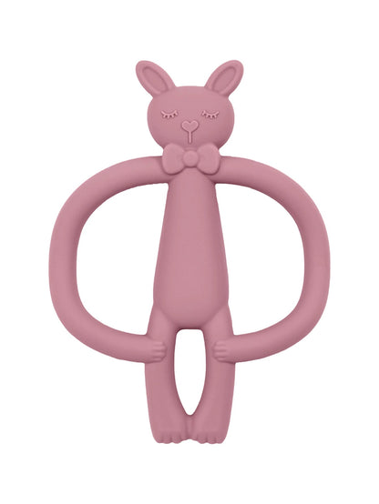 Rabbit Silicone Baby Teether – BPA - Free, Durable & Anti - Eating Hand Feature - Toys